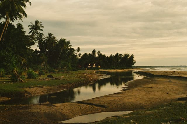 Beach front villas